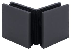 Black leather wallet open showing multiple card slots.