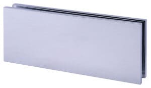 Rectangular stainless steel container with a smooth finish.