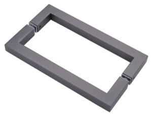 Rectangular gray plastic frame with hinge joints.