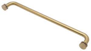 A wooden broomstick on a white background.