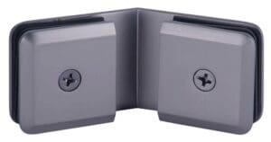 Stainless steel 90-degree glass shower hinge